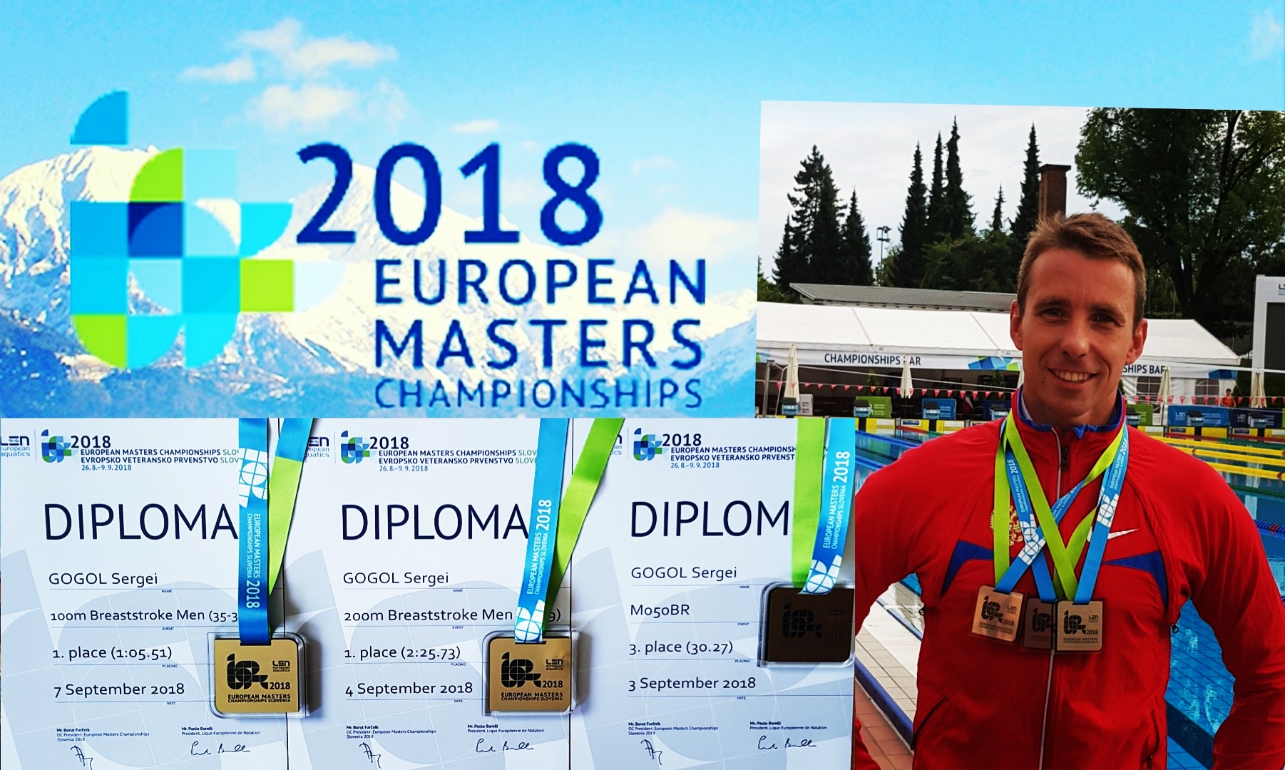 LEN EUROPEAN MASTERS CHAMPIONATSHIPS DenSI swimming club #EMCSlovenia2018